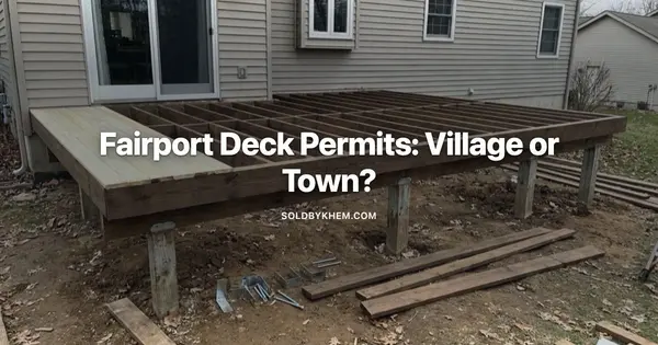 Deck permits in Fairport NY: rules, steps and inspections