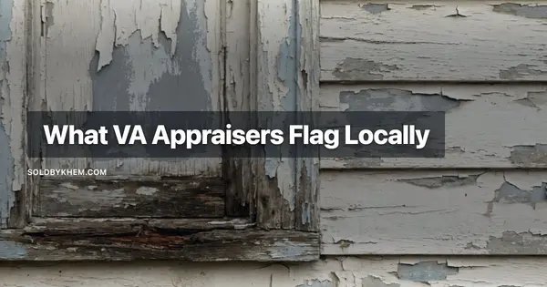 VA appraisal repairs Monroe County sellers should expect