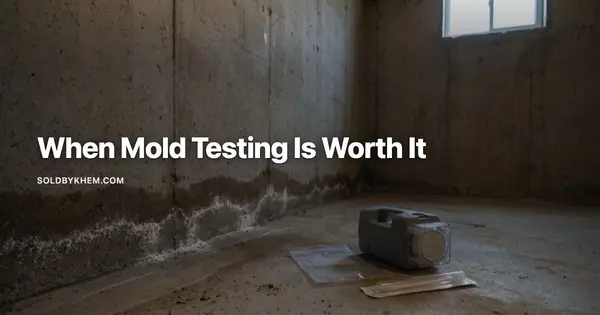 Mold testing in Greece NY after a wet basement