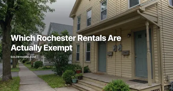 feature image of Rochester NY Good Cause Eviction Exemptions for Landlords