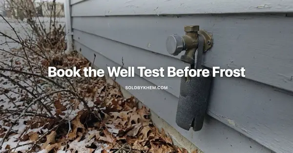 Closing on a Rochester home before the first freeze