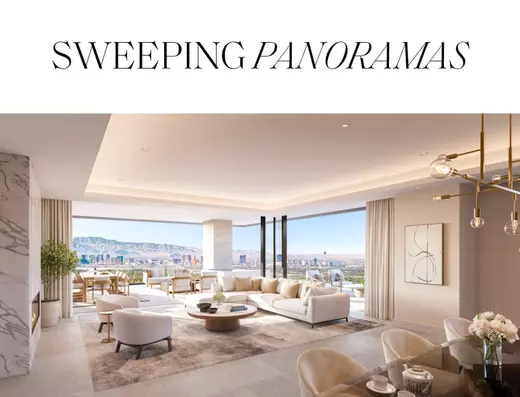 Four Seasons Private Residences Las Vegas overlooking the strip