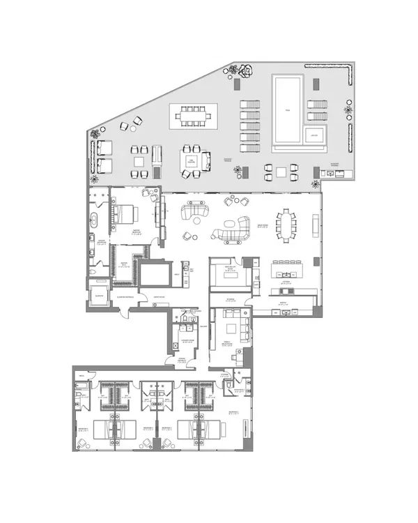 Four Seasons Tower Las Vegas Jr. Penthouse C+ Floor Plan