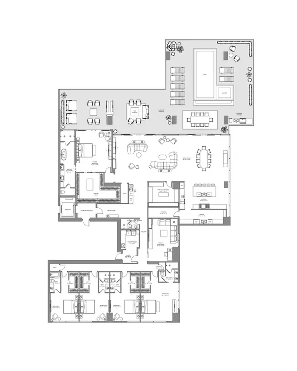 Four Seasons Tower Las Vegas Jr Penthouse C Floor Plan