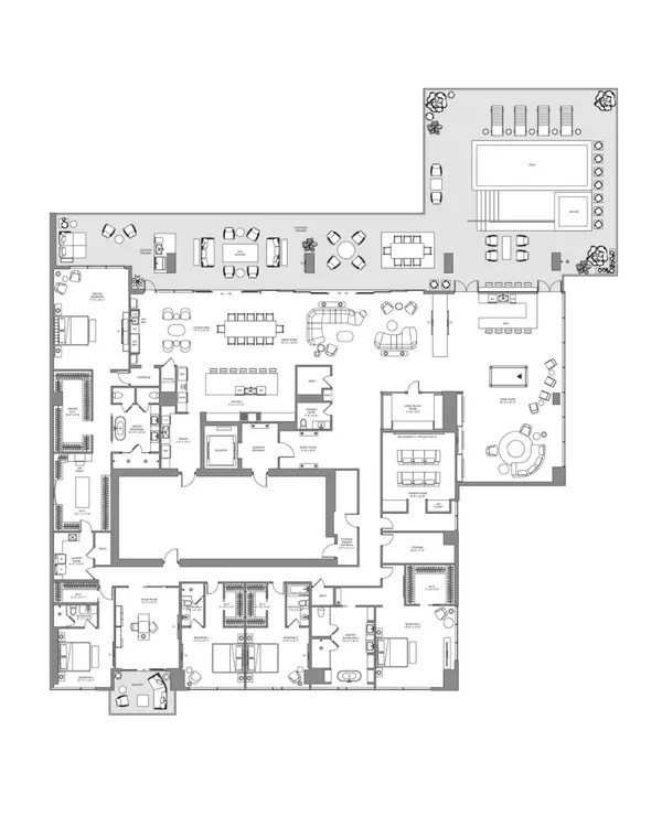 Four Seasons Tower Las Vegas Penthouse B Floor Plan 