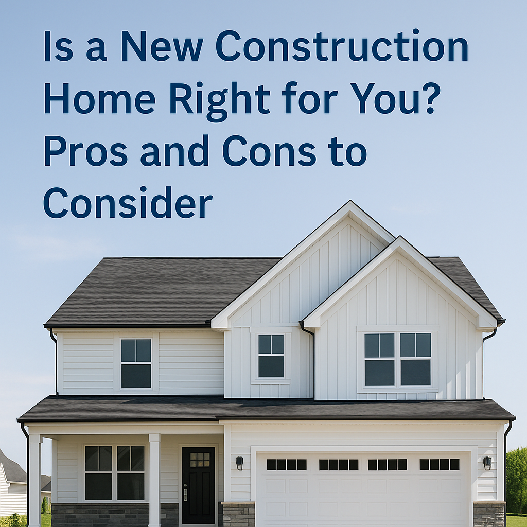 New construction homes offer move-in-ready comfort and modern style. Discover five key benefits of buying new—and when it truly pays off.