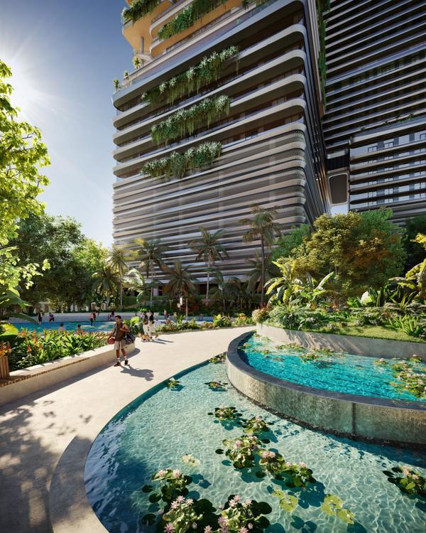 7. Park Fountain, Mercedes-Benz Places Miami, JDS Development Group, by The Boundary