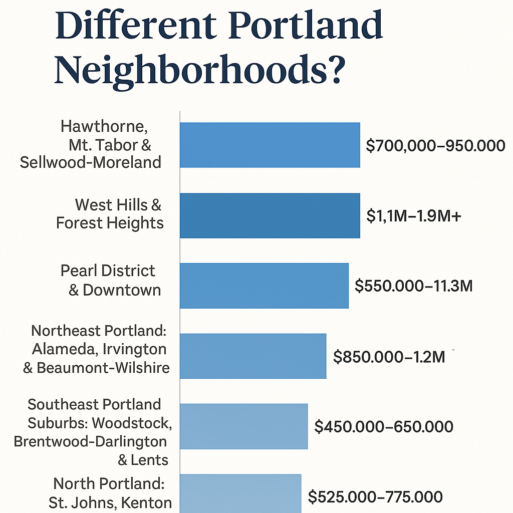 Portland neighborhoods price