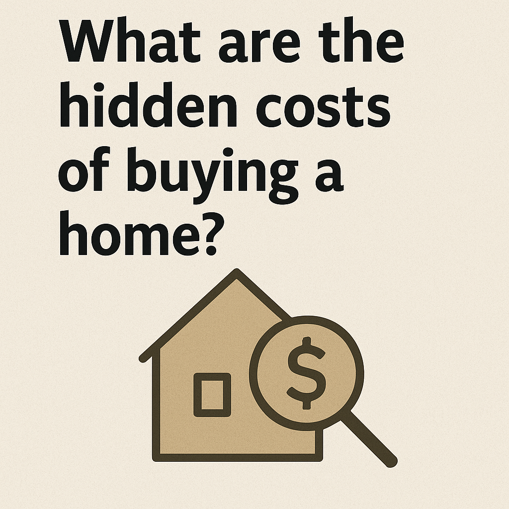 Hidden costs to buying a home