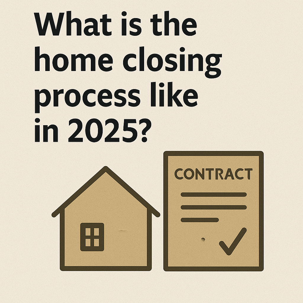 Home closing process in 2025