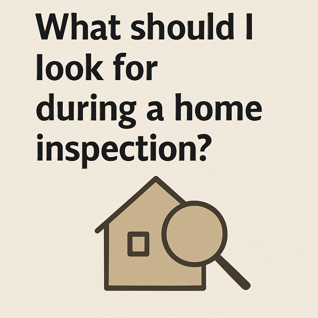 What to look for during a home inspection
