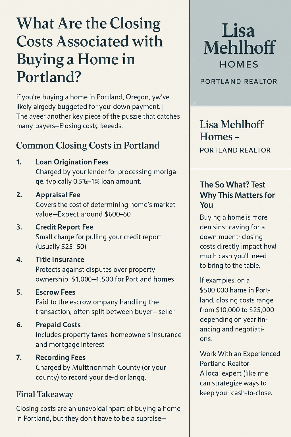 Closing costs