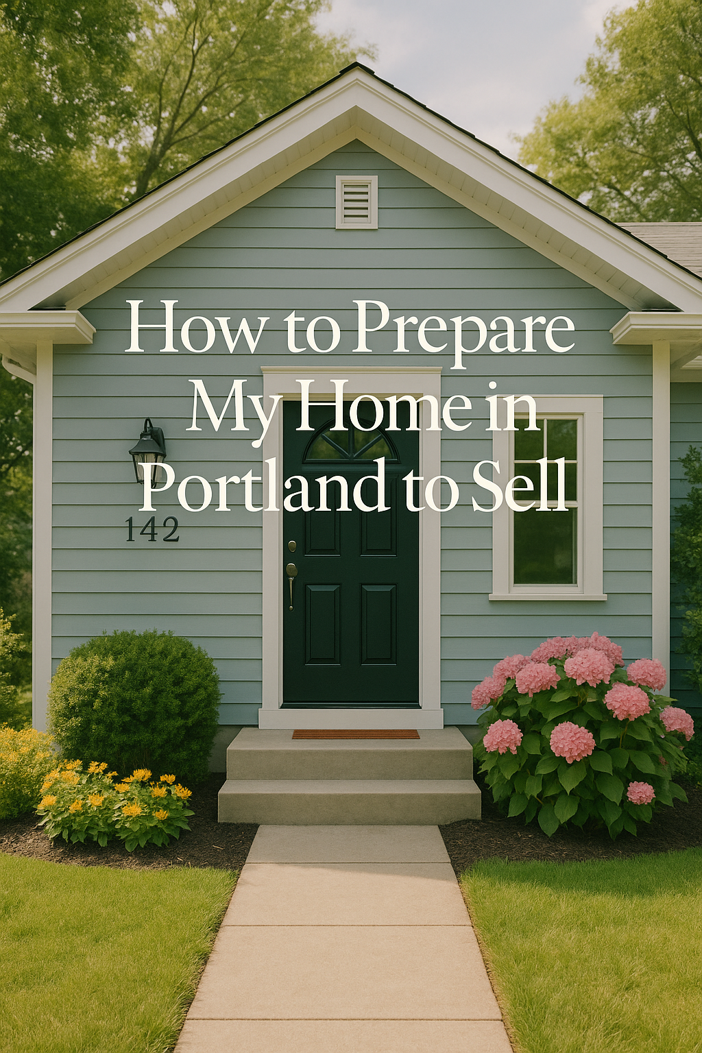 small portland bungalow home image with title How to Prepare my Home in Portland to sell 