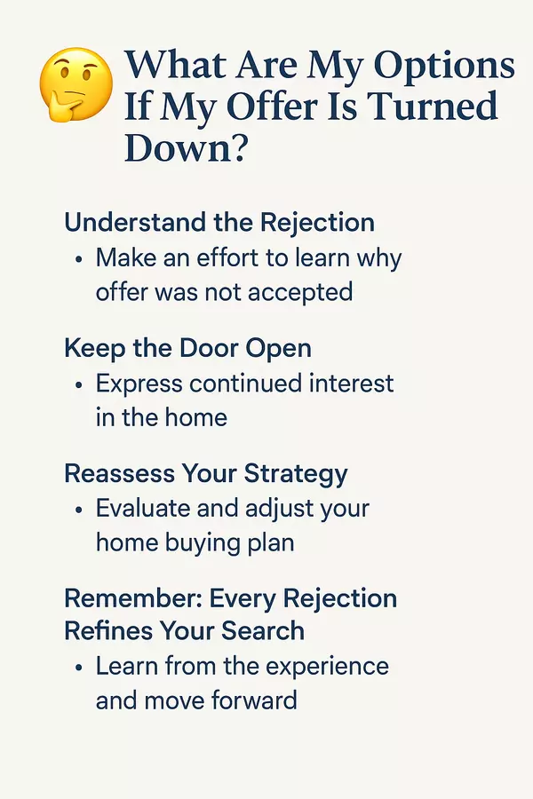 What Are My Options If My Offer Is Turned Down? A Portland Buyerâs Guide to Staying Competitive