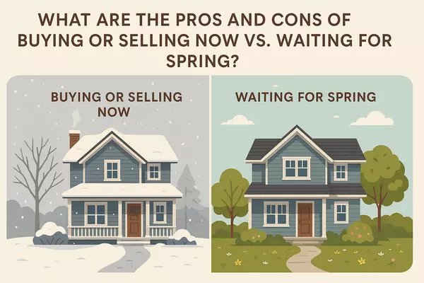What Are the Pros and Cons of Buying or Selling Now vs. Waiting for Spring?