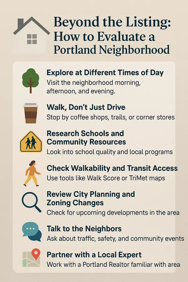 How Can I Assess a Neighborhood Beyond the Listing Description?