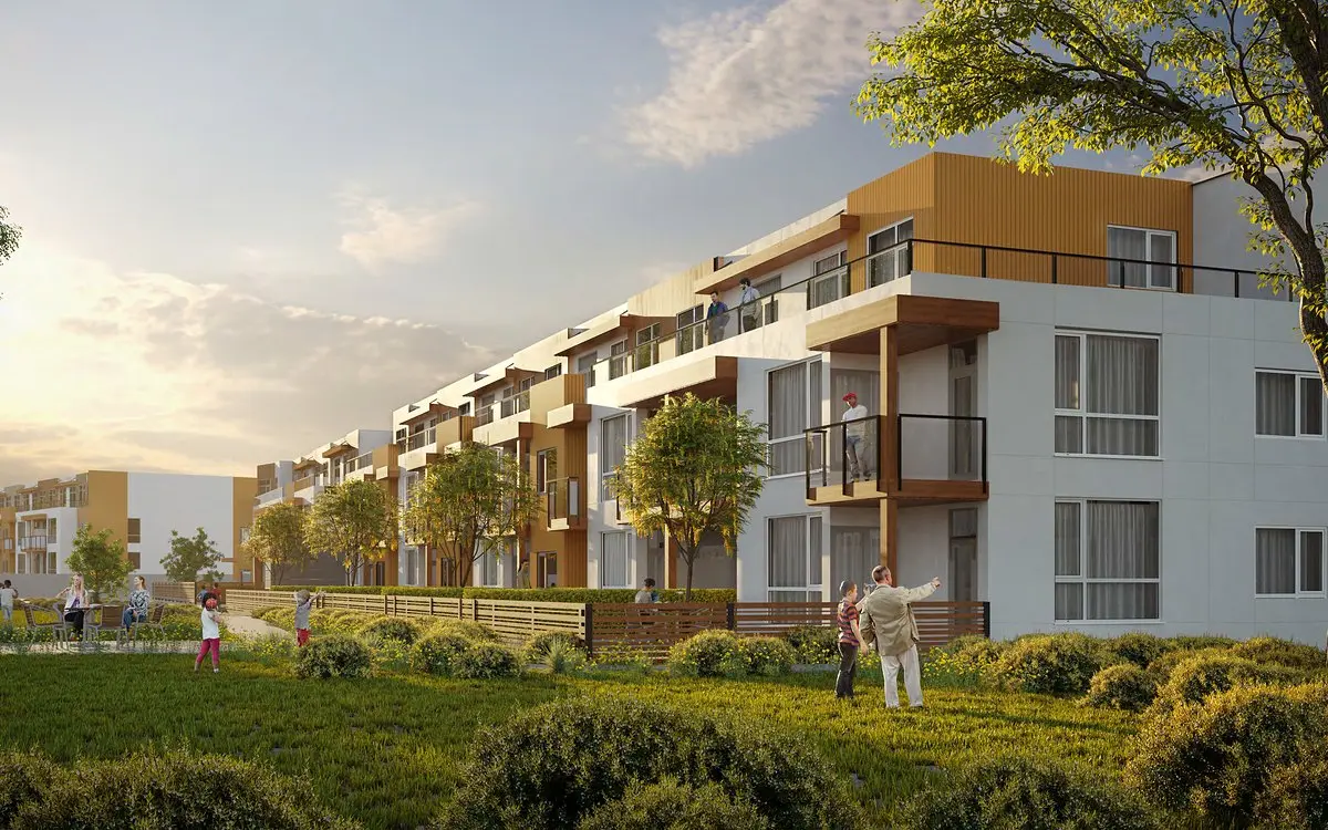 Rendering of Wren + Raven Hillside Homes in Mission