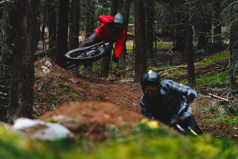 Harper Mountain mountain bike trails near Heffley BC