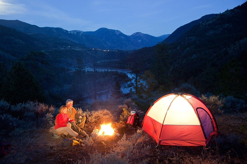 Lillooet BC town and Fraser River valley