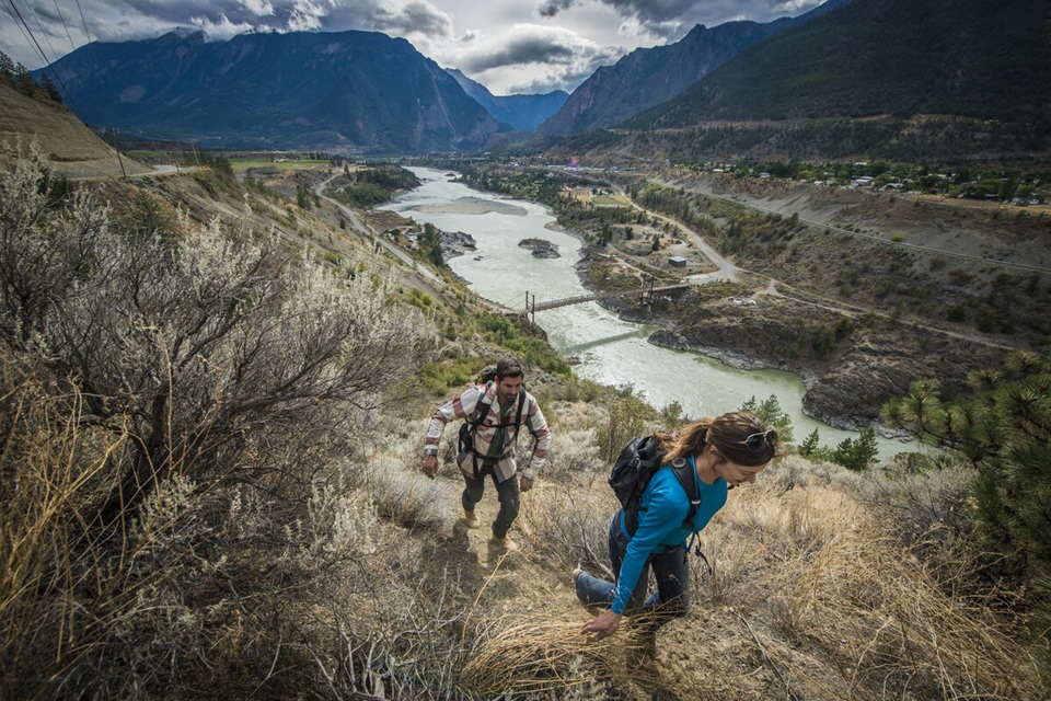 Outdoor recreation and hiking near Lillooet BC