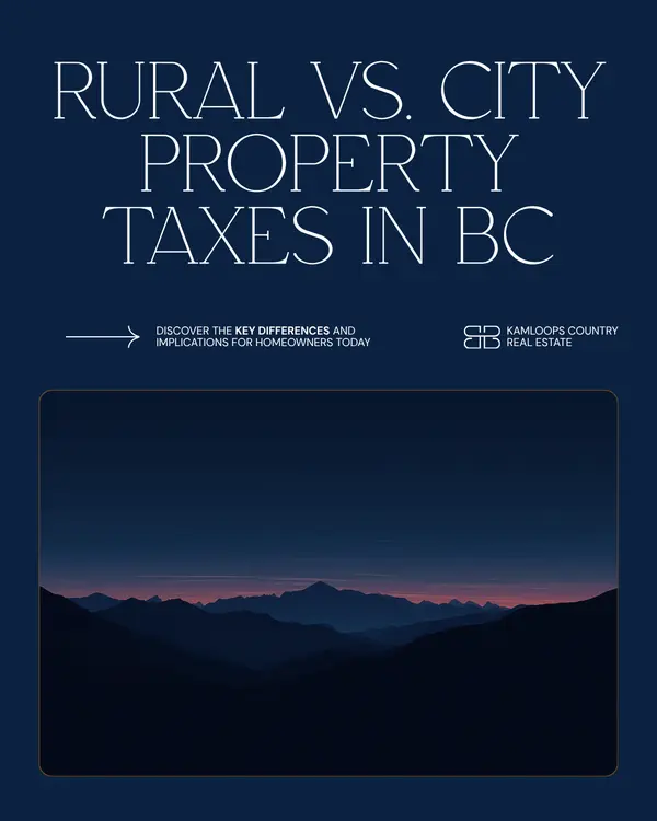 Rural vs. City Property Taxes in BC: What the Difference Actually Means for Your Budget