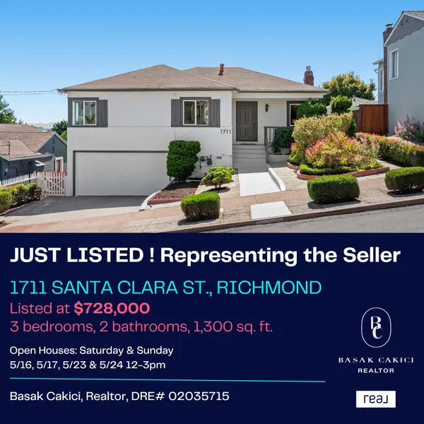 Golden Gate and Bay views, Just Listed in Richmond Annex