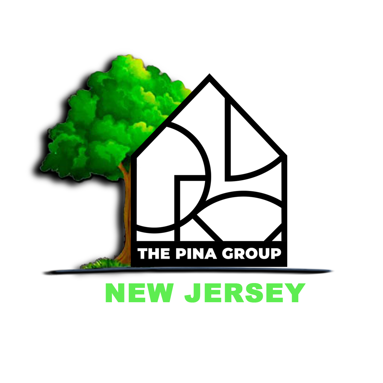 New Jersey logo with a tree