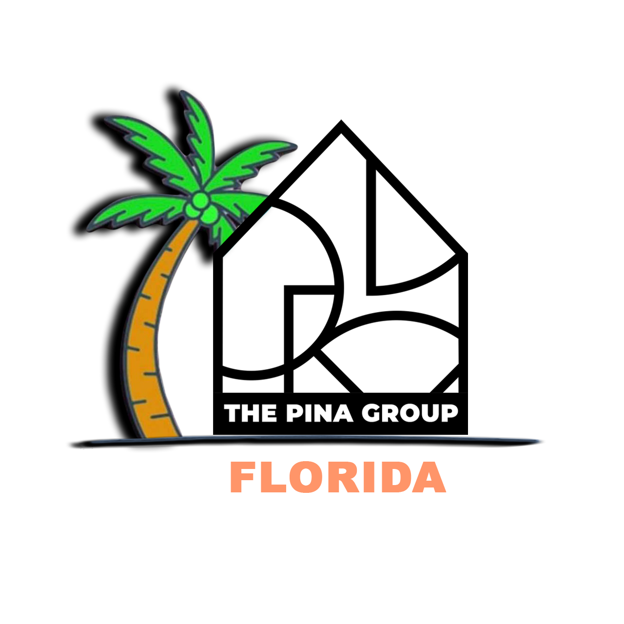 Florida logo with a palm tree