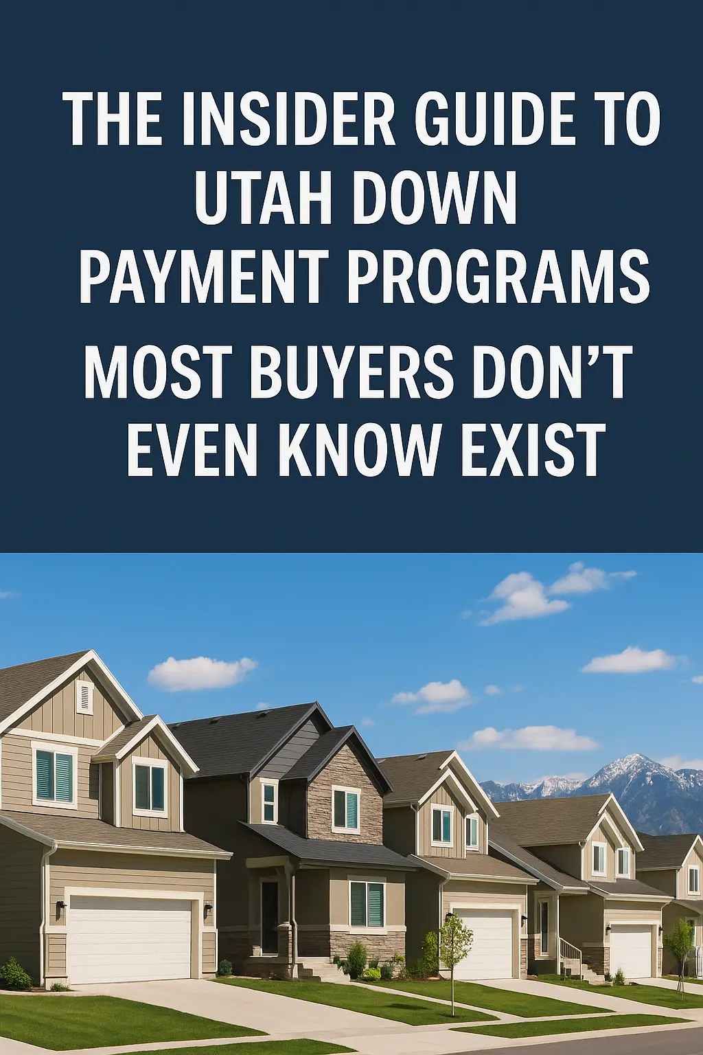 The Insider Guide to Utah Down Payment Programs Most Buyers Don’t Even Know Exist