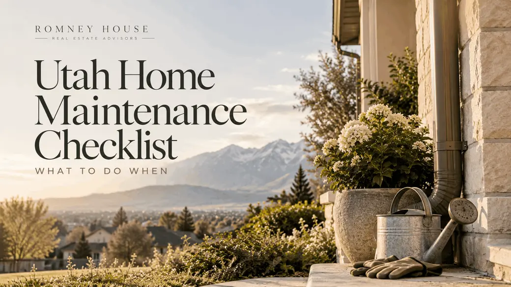 Utah Home Maintenance Checklist: What to Do When