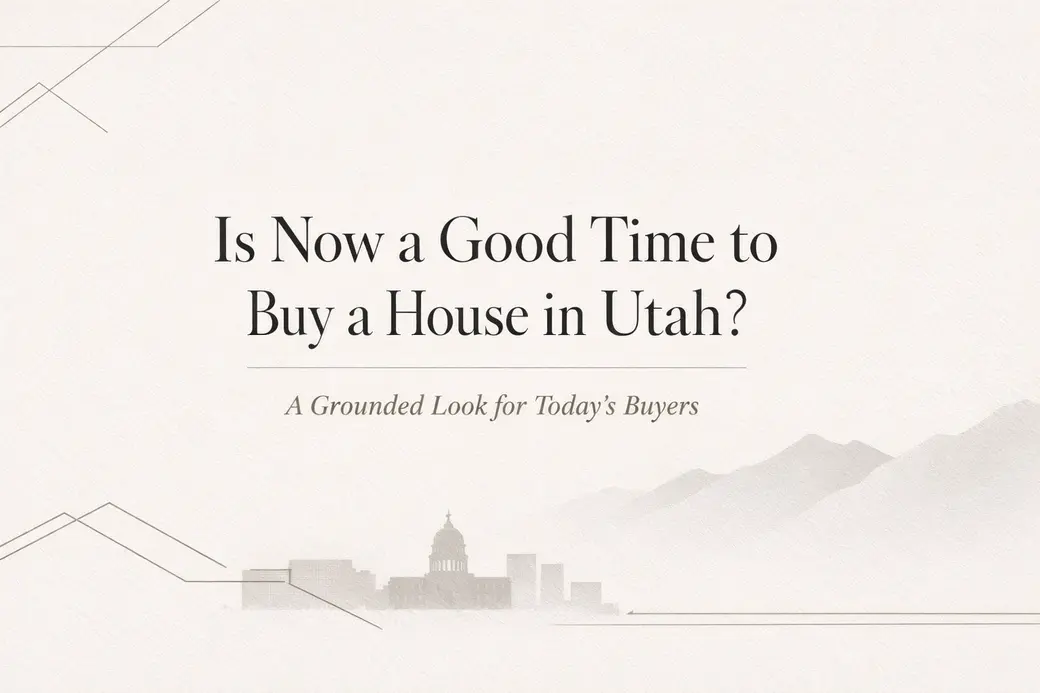 Is Now a Good Time to Buy a House in Utah? A Grounded Look for Today’s Buyers