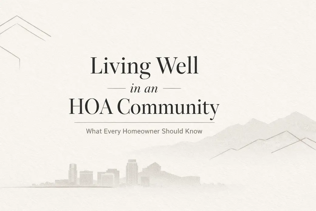 Living Well in an HOA Community in Northern Utah: What Every Homeowner Should Know