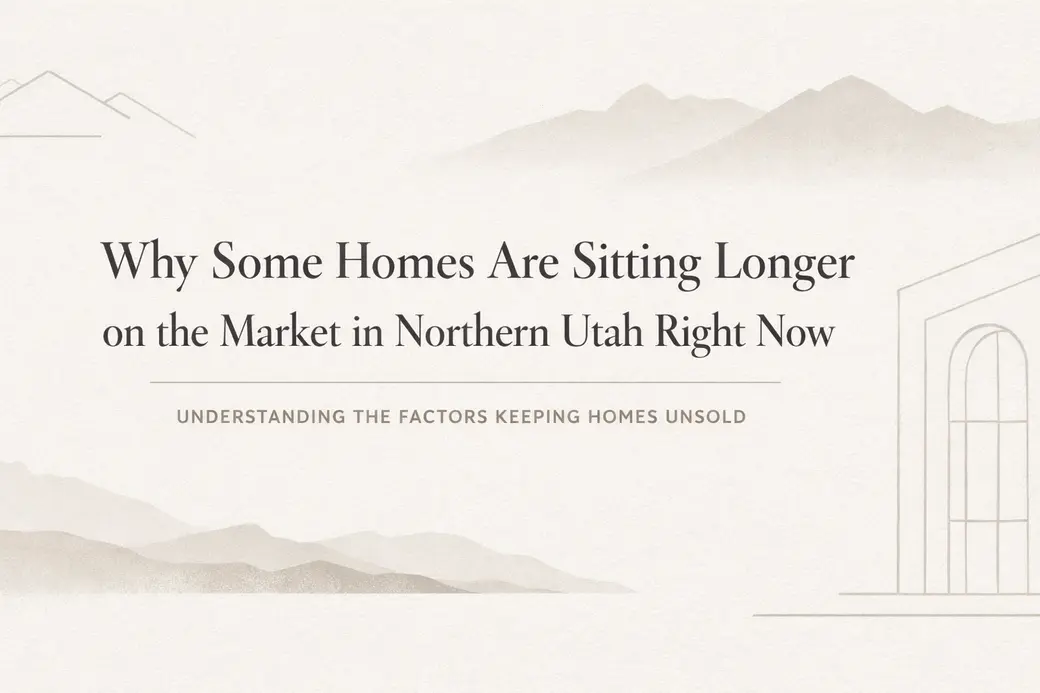 Why Some Homes Are Sitting Longer on the Market in Northern Utah Right Now
