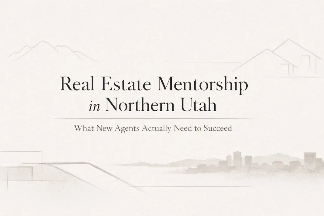 Real Estate Mentorship in Northern Utah: What New Agents Actually Need to Succeed