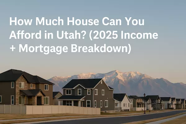 How Much House Can You Afford in Utah? (2025 Income + Mortgage Breakdown)