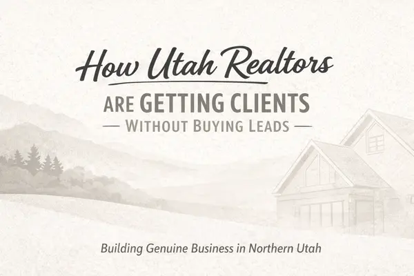 How Utah Realtors Are Getting Clients Without Buying Leads: A Real, Sustainable Way to Build a Business in Northern Utah,Emma Romney