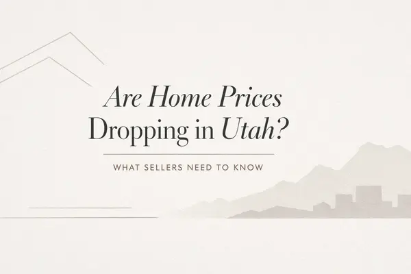 Are Home Prices Dropping in Utah? What Sellers Are Actually Experiencing Right Now,Emma Romney