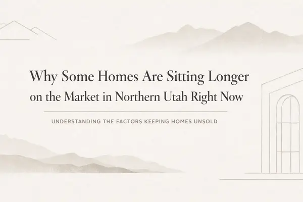 Why Some Homes Are Sitting Longer on the Market in Northern Utah Right Now