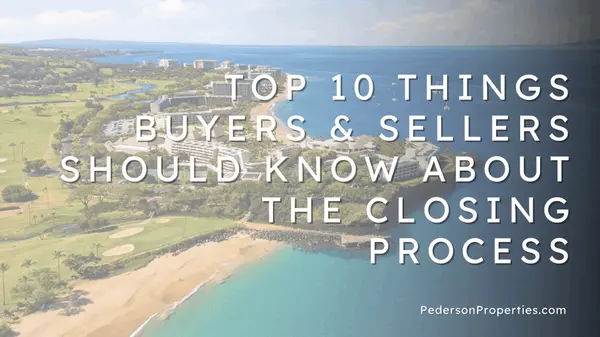 TOP 10 THINGS Consumers Should Know About the Closing Process,Jenn Pederson