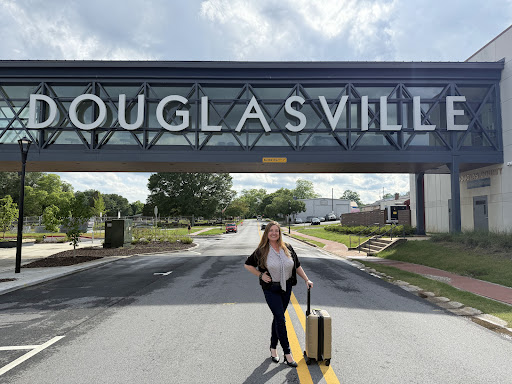 Sharon Bevins, Best Realtor in Douglasville GA, under the Douglasville bridge