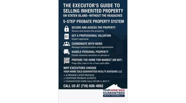 The Executor’s Guide to Selling Inherited Property on Staten Island—Without the Headaches