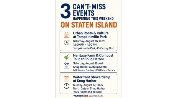 Top 3 Staten Island Events This Weekend | Aug 16–17, 2025