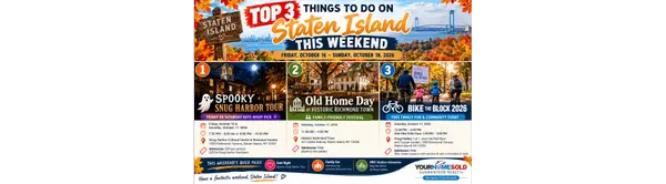 feature image of Top 3 Things To Do on Staten Island This Weekend: October 16–18, 2026
