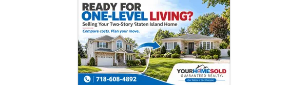feature image of Selling Your Two-Story Staten Island Home to Buy One-Level Living? Here’s What to Consider Before Making the Move