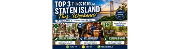 feature image of Top 3 Things To Do on Staten Island This Weekend (April 24–26, 2026)