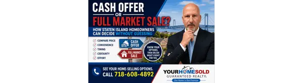 feature image of Cash Offer or Full Market Sale? How Staten Island Homeowners Can Decide Without Guessing