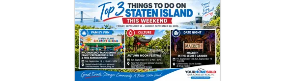 Top 3 Things To Do on Staten Island This Weekend: September 18–20, 2026