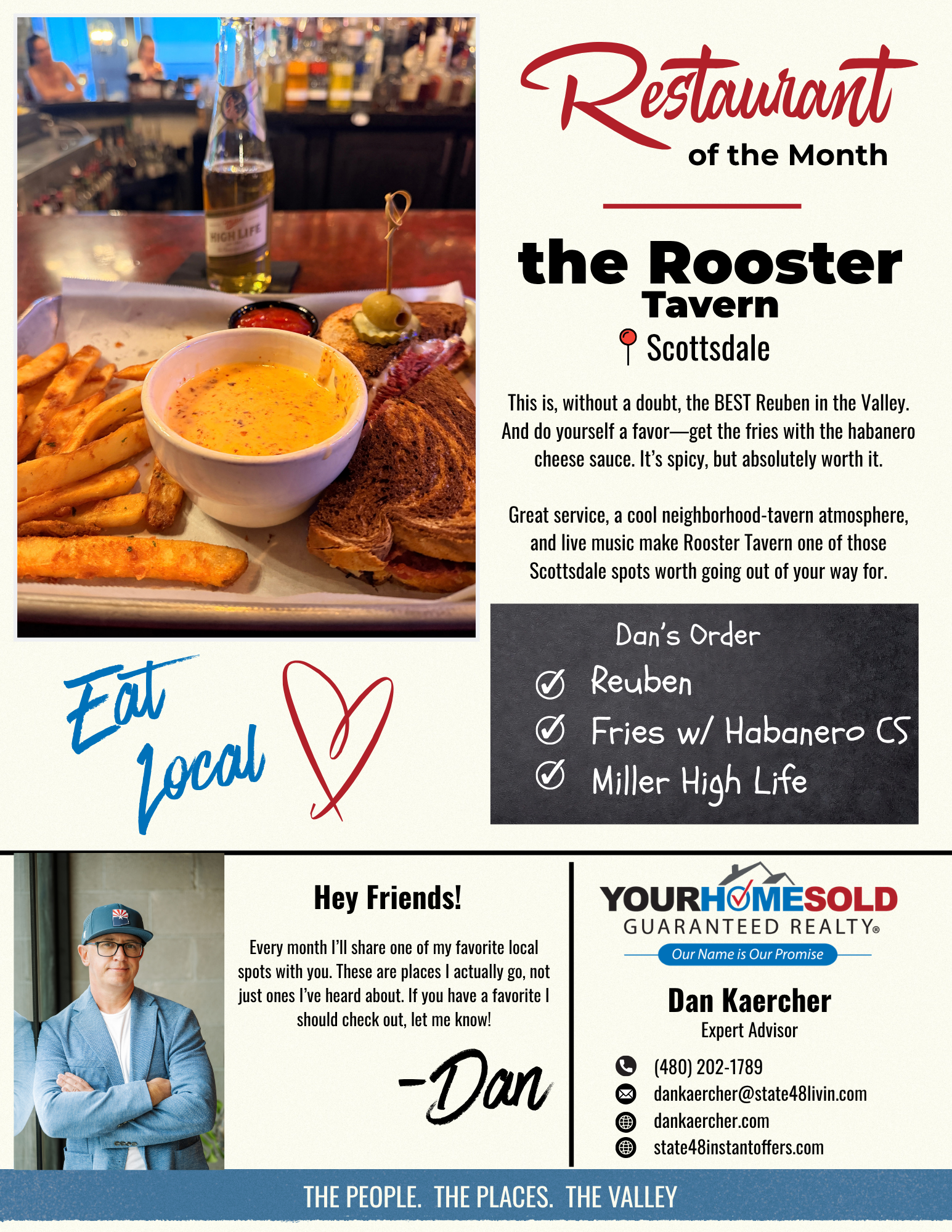 Homeward Bound October 2026 newsletter featuring Phoenix and East Valley real estate, restaurants and local businesses
