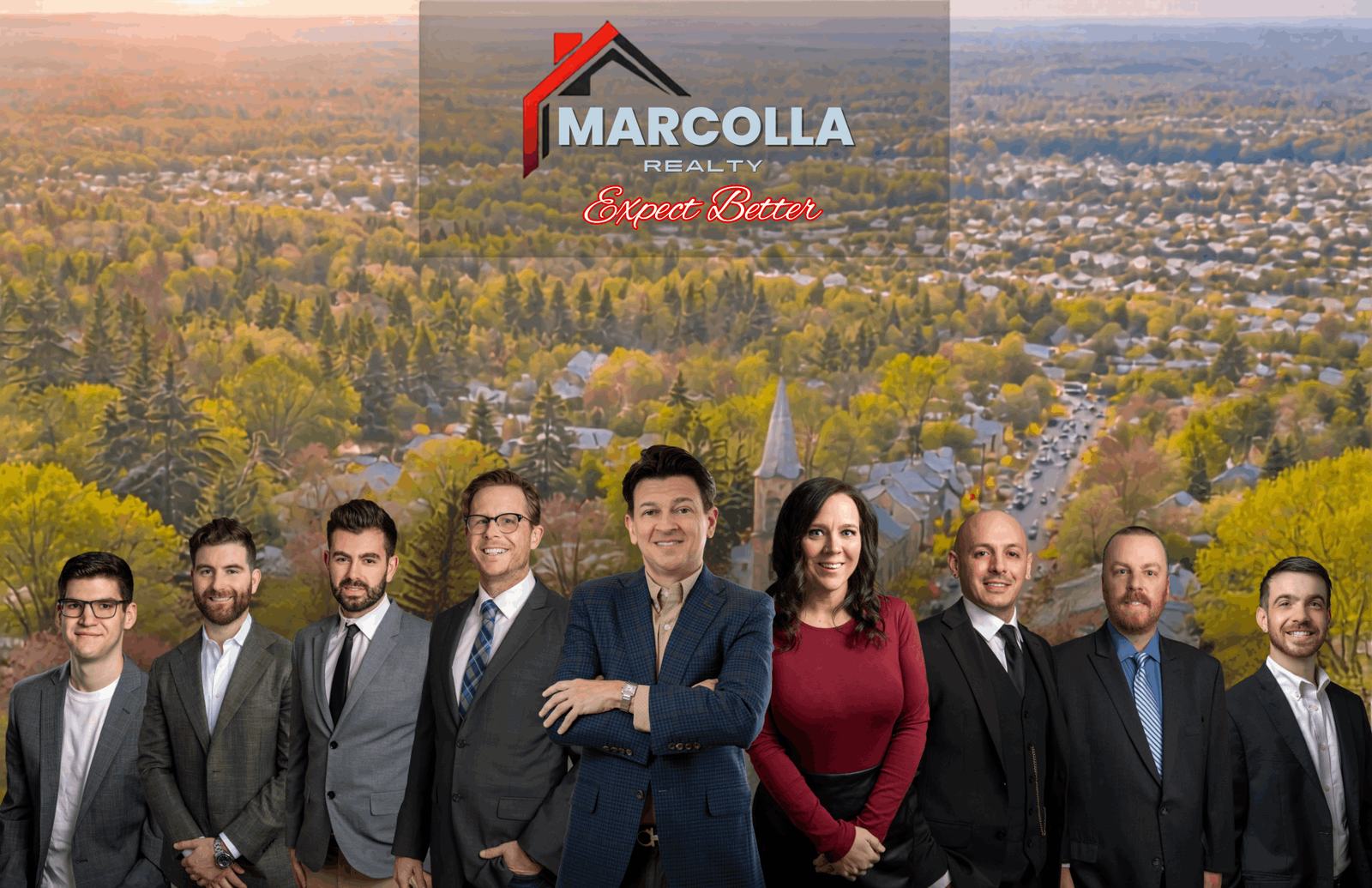 The Marcolla Realty team of Bucks County real estate agents in Newtown, PA