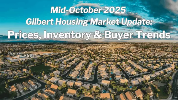 Mid-October 2025 Gilbert Housing Market Update: Prices, Inventory & Buyer Trends,Kelly Saggione